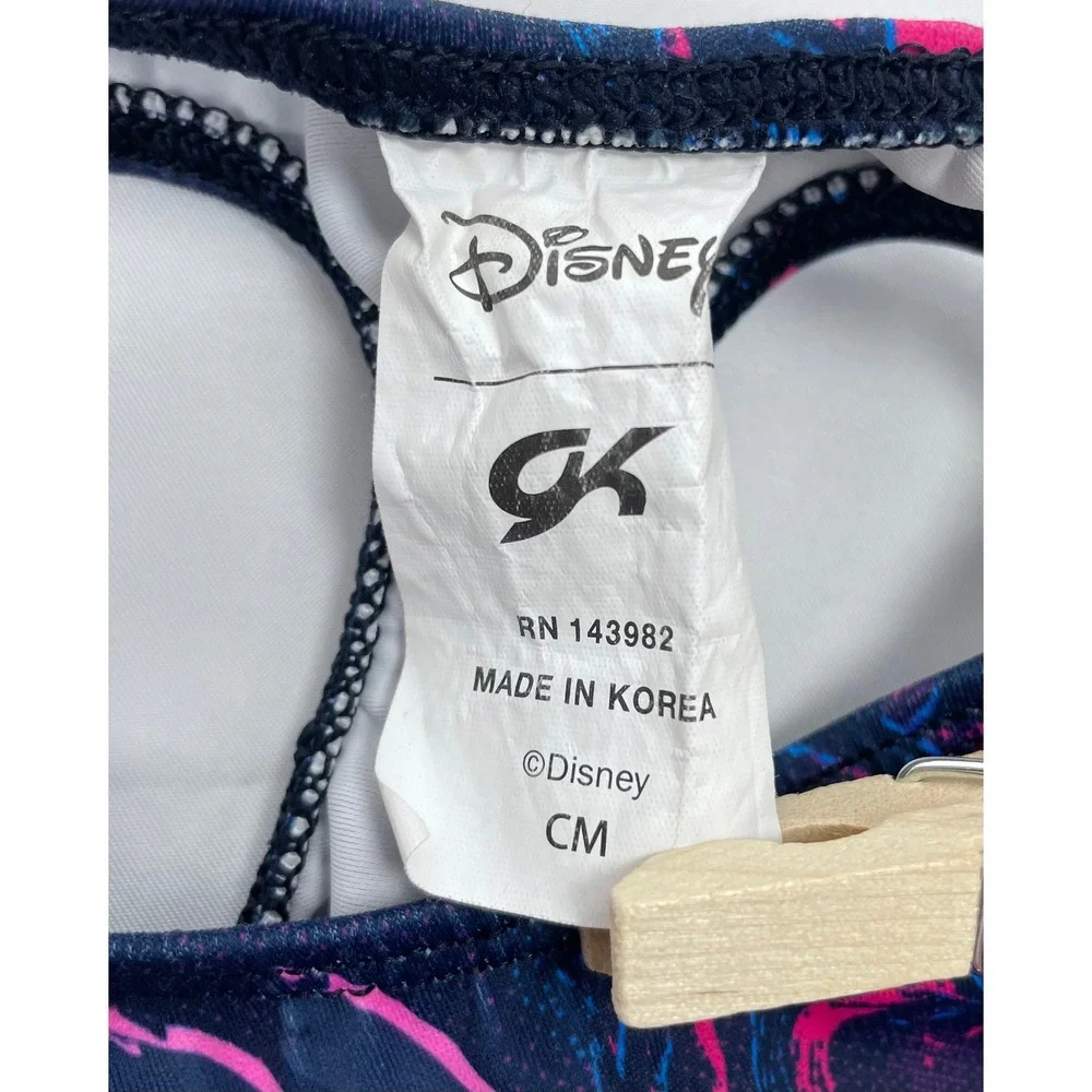 GK Leotard CM Child‎ Medium Disney Maleficent Villian Purple Gymnastics